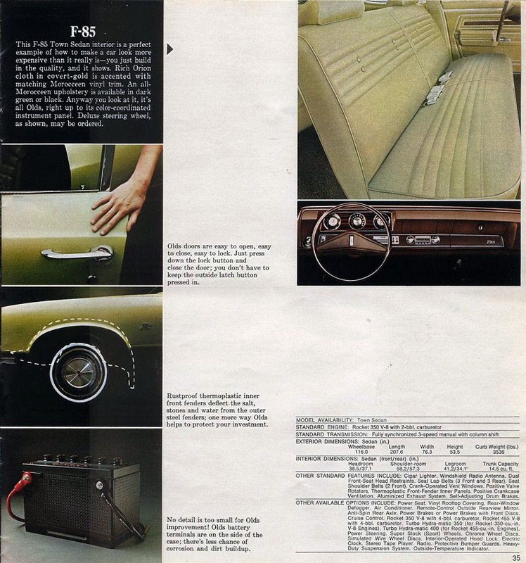 1972 Oldsmobile Full-Line Brochure Page 26